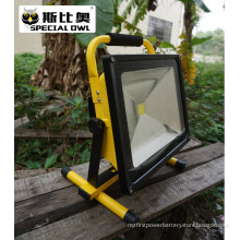 50W COB Super Bright LED Flood Light, Work Light, Rechargeable, Outdoor Portable, Flood/Project Lamp, IP67